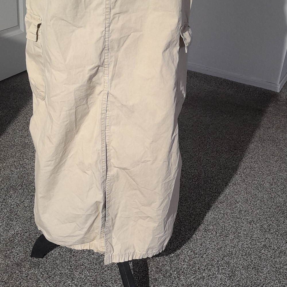 Zara Cream Cargo Maxi Skirt - Picture 4 of 9